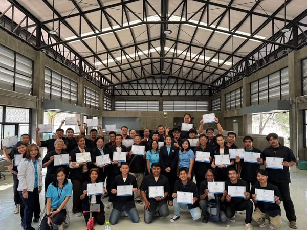 ปิดการอบรม และมอบวุฒิบัตรให้กับผู้ผ่านการอบรมโครงการช่างประปาเพื่อประชาชน หลักสูตรช่างประปาพื้นฐาน รุ่นที่ 1/2568