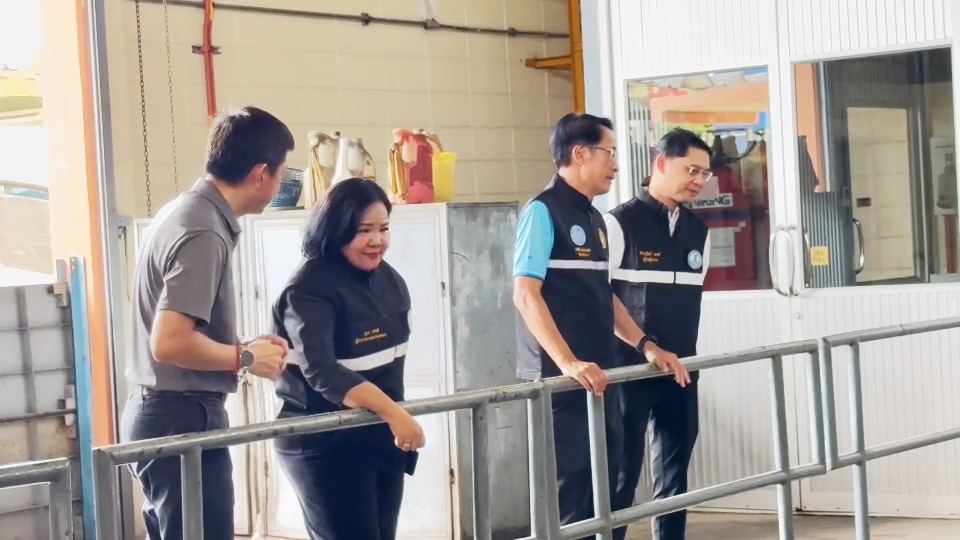 ผู้ว่าการ กปน. ลงพื้นที่ตรวจโรงสูบน้ำดิบสำแล มอบนโยบายให้พนักงานและผู้ปฏิบัติงานเตรียมพร้อมเฝ้าระวังและป้องกันน้ำท่วม