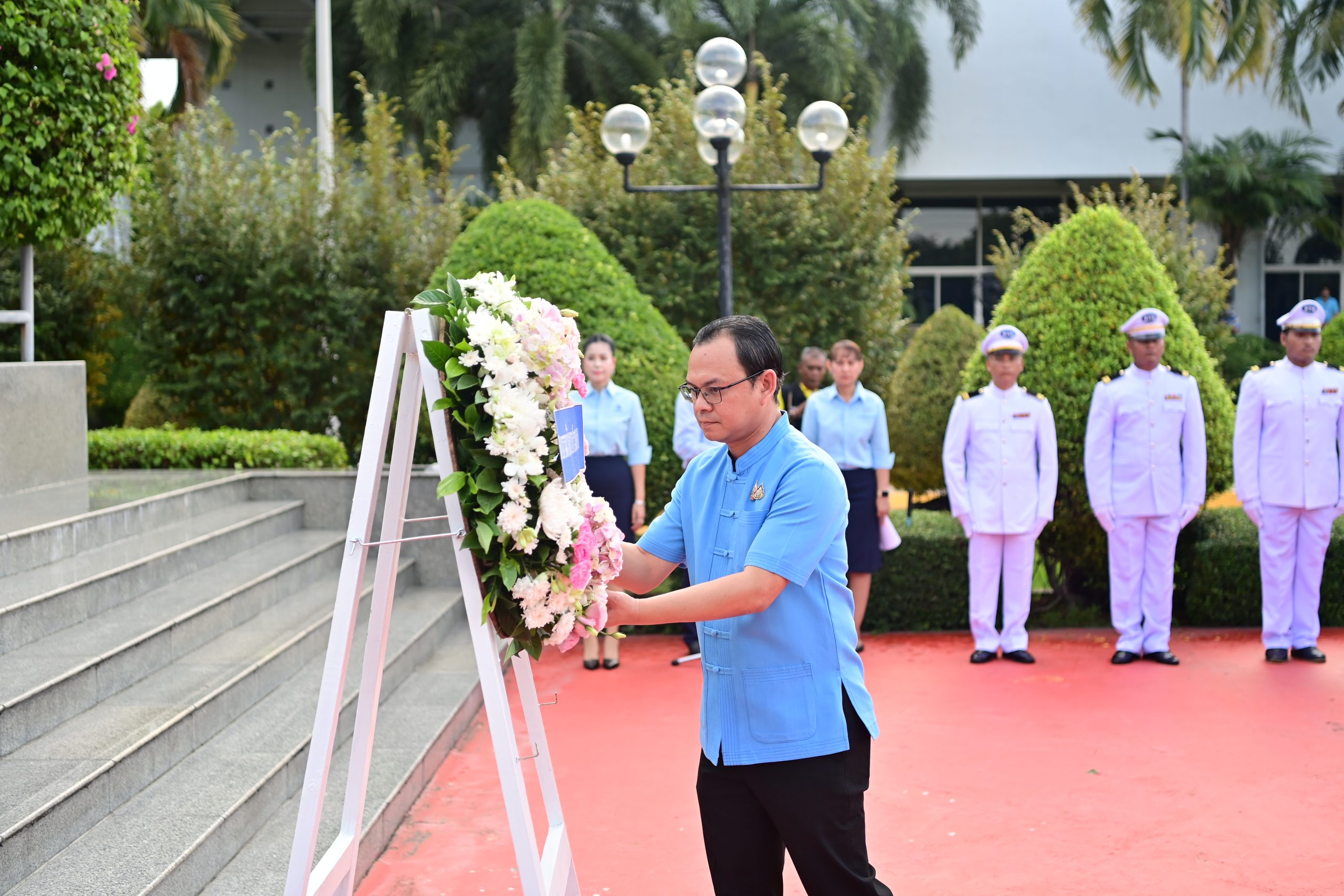 สภาธรรมาภิบาล กปน. ร่วมพิธีวางพวงมาลาถวายราชสักการะเนื่องในวันคล้ายวันสวรรคต รัชกาลที่ 5