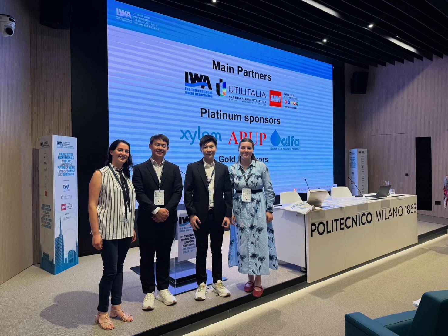 กปน. โชว์ศักยภาพนวัตกรรมด้านคุณภาพน้ำบนเวที IWA Young Water Professionals European Conference 2026 ณ เมืองมิลาน ประเทศอิตาลี ตอกย้ำบทบาทองค์กรชั้นนำด้านการบริหารจัดการน้ำในเวทีวิชาการระดับนานาชาติ